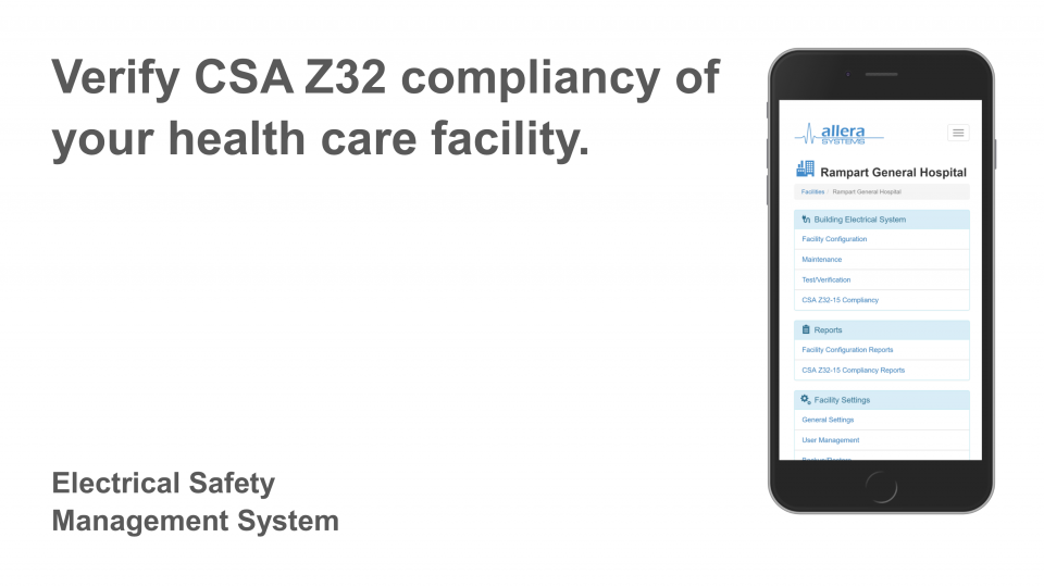 CSA Z32 Electrical Safety Management System, CSA Z32 Reports, CSA Z32 Compliancy